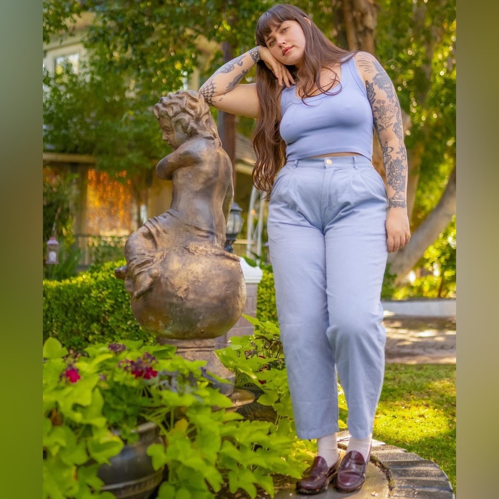 Big Bud Press Sample Sale Periwinkle Heavyweight Trousers